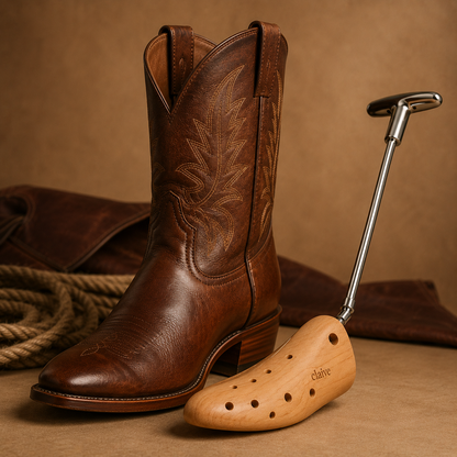 Premium Wooden Cowboy Boot Stretcher™