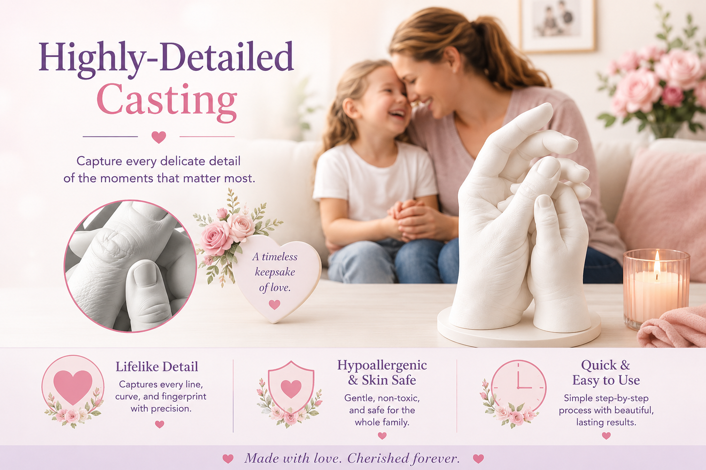 Claive's Mother's Day Hand Casting