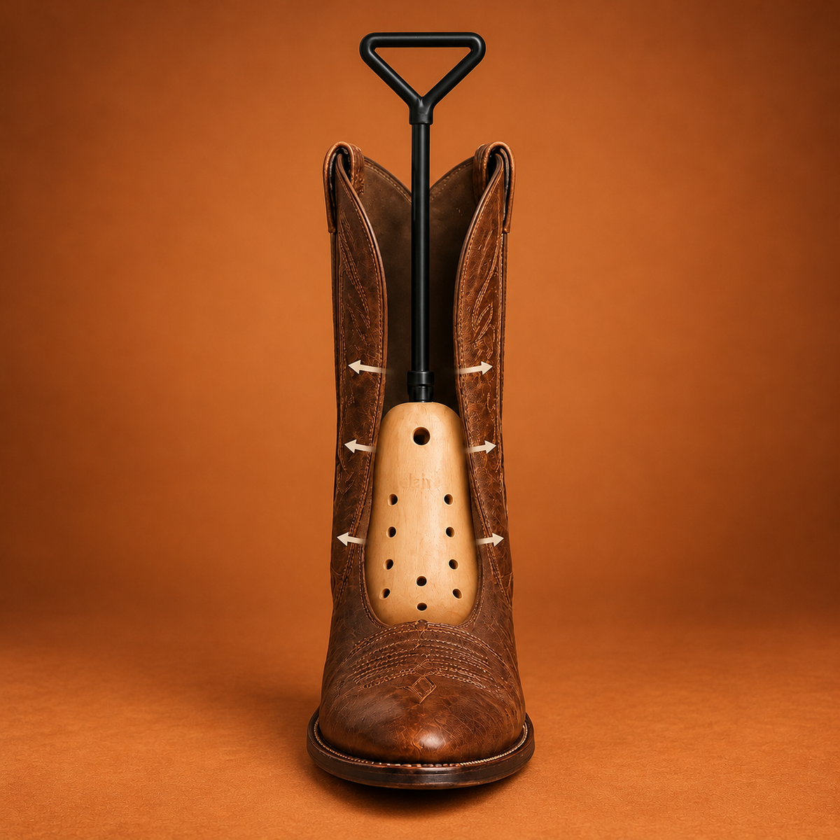 Premium Wooden Cowboy Boot Stretcher™
