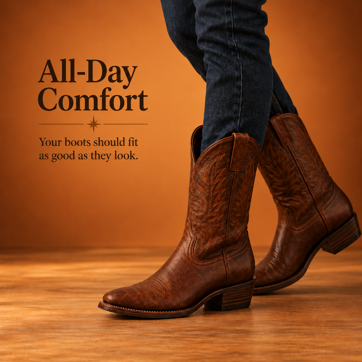 Premium Wooden Cowboy Boot Stretcher™